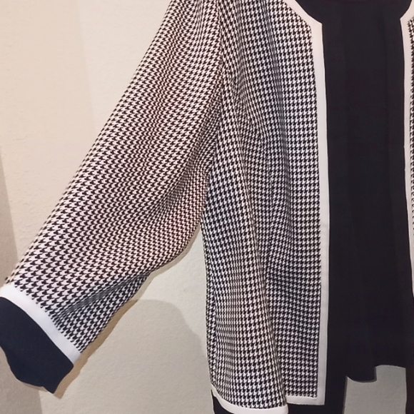 R & K Originals Blue Houndstooth Jacket - Picture 5 of 11